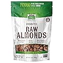 NOW Foods, Almonds, Raw and Unsalted, Source of Protein, Grown in the USA, 16-Ounce (Packaging May Vary)