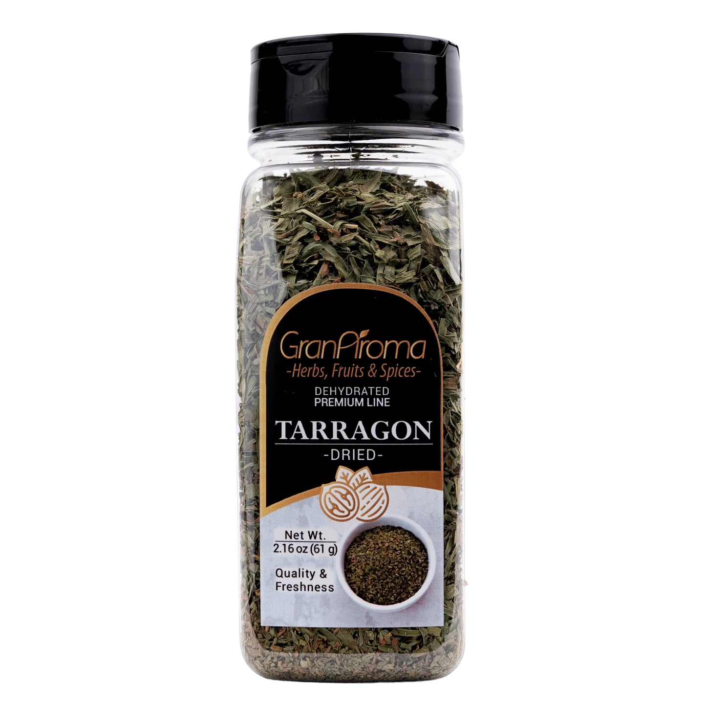 GranAroma Tarragon, Subtle Licorice Flavor, French Cuisine (2.16 Ounce)