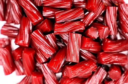 Australian Red Licorice Cherry Flavor Soft & Chewy - 1.5 lb Bulk Gourmet Candy - Sweet Twists - Fresh Australian Style for Snacking, Candy Bowls