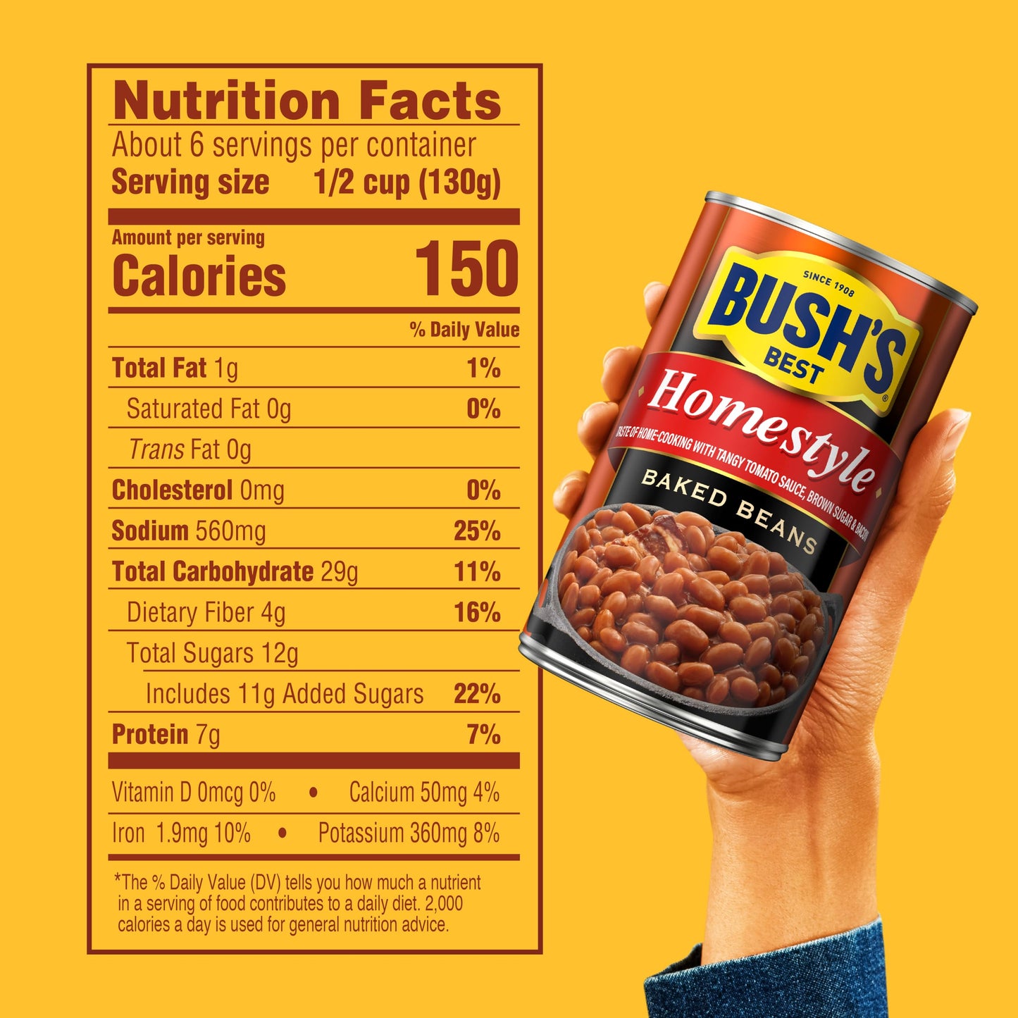 Bush's Best Homestyle Baked Beans, 28 Oz