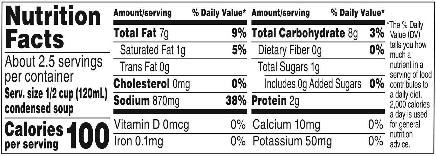 Campbell's Condensed Cream of Mushroom Soup, 10.5 oz. Can