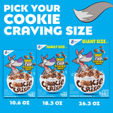Cookie Crisp Breakfast Cereal, Chocolate Chip Cookie Taste, Made with Whole Grain, Giant Size, 26.3 oz