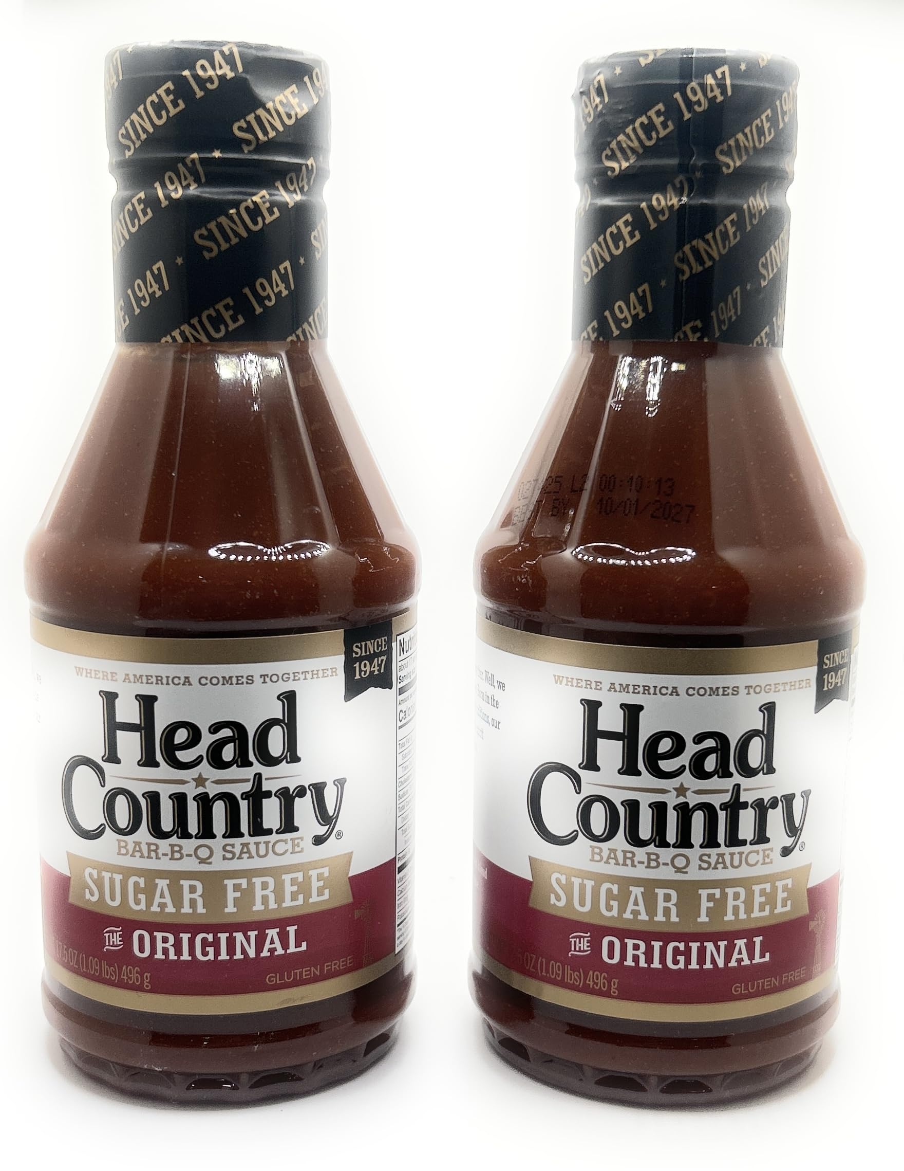 Head Country Bar-B-Q Sauce - 2 pack (Original Sugar Free 17.5oz)