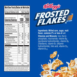 Kellogg's Frosted Flakes Cold Breakfast Cereal, 8 Vitamins and Minerals, Kids Snacks, Original, 39.5oz Bag (1 Bag)