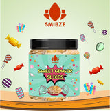 SMIBZE Natural Sweet Ginger Slices 100 GM (Pack of 1) SMIBZE