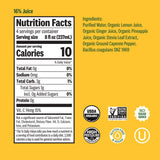 Suja Organic Ginger Love Cold Pressed Juice Drink, Refreshing Ginger Lemonade, excellent source of antioxidant vitamin C, 32 fl oz Bottle