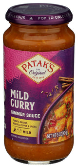 Pataks, Sauce Curry Mild, 14.5 Ounce