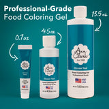 Ann Clark Ocean Teal Food Coloring Gel Large 4.5 oz Professional Grade Made in USA