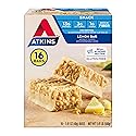 Atkins Lemon Flavored Snack Bar, High Protein Bar, Low Sugar and Low Carb, Keto Friendly Snack, Gluten Free, High in Fiber, Made with Real Almond
