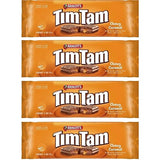 Arnott’s Tim Tam Chewy Caramel Chocolate Biscuits - 4 Pack (175g Each) - Made in Australia - Classic Australian Treat