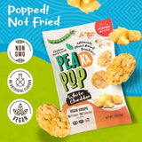 PeaKaPop Veggie Chips - Healthy Lentil Chips Snacks for Adults & Kids with Pea, Lentil & Chickpea Protein - Vegan, Gluten-Free Snack - Small Size 1 oz