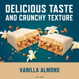 CLIF BUILDERS Protein Bars - Vanilla Almond Flavor - 20g Plant Based Protein - Gluten Free - Non-GMO - Low Glycemic - No Artificial Sweeteners - 2.4