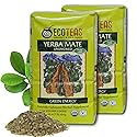 ECOTEAS Organic Yerba Mate Loose Leaf Tea - Natural Energy & Detox Herbal Tea - Caffeine Alternative - Kosher, Non-GMO, Gluten-Free - Unsmoked Pure