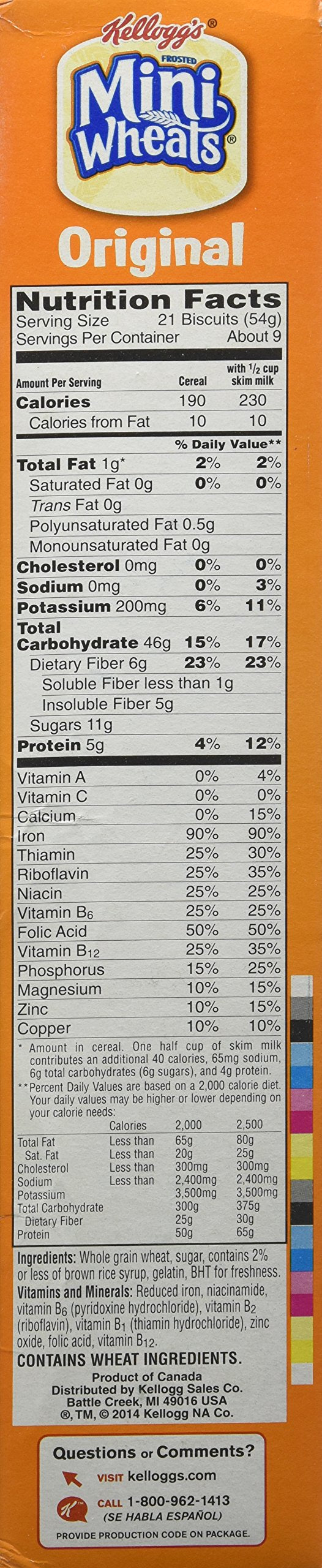 Kellogg's Frosted Mini Wheats, 18 Ounce