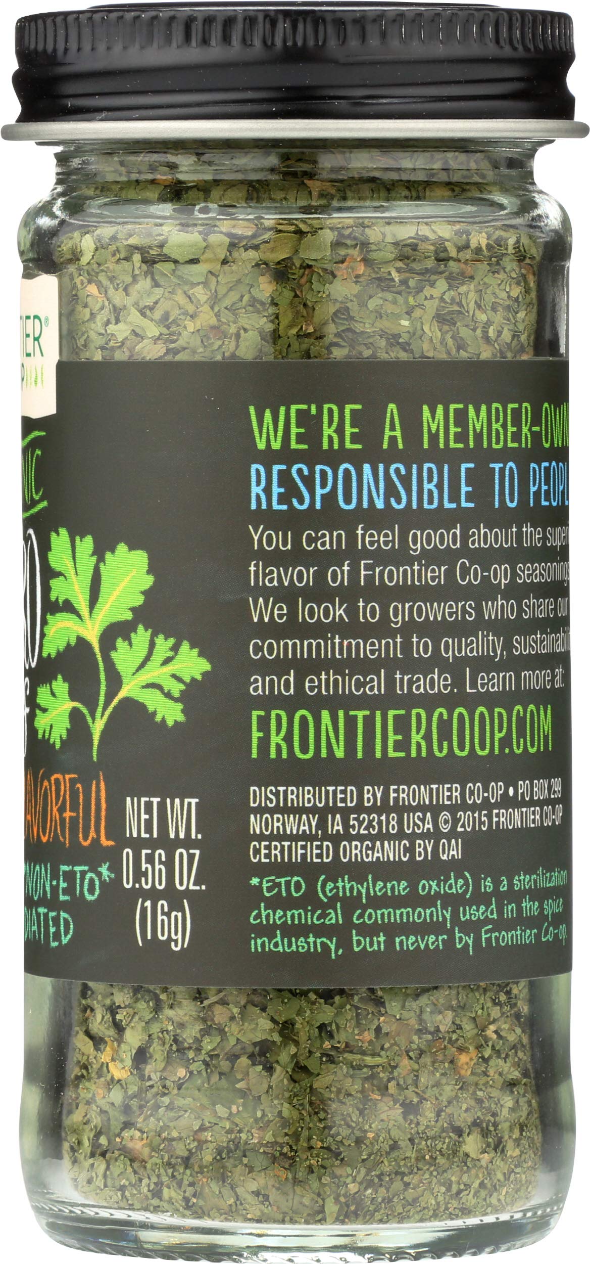 Frontier Organic Cilantro Leaf - Flakes - 0.56 Ounces