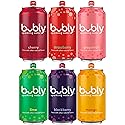 bubly Sparkling Water, 6 Flavor Variety Pack (Blackberry, Lime, Cherry, Grapefruit, Strawberry, Mango), Zero Sugar & Zero Calories, Seltzer Water, 12