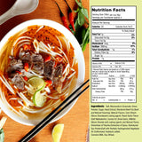 Essence of Lotus Instant Spicy Beef Pho Soup Mix - Ready-to-Eat Flavorful, Restaurant-Quality Pho broth, Made in the US (Spicy Beef Soup Mix, 1-Pack)