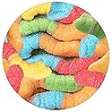 Neon Sour Gummy Worms, 2 Pound Bulk Bag, Sour Candy, The Hampton Popcorn & Candy Company