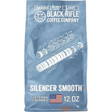 Black Rifle Coffee Company Silencer Smooth, Light Roast Ground Coffee, 12 OZ Bag