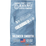 Black Rifle Coffee Company Silencer Smooth, Light Roast Ground Coffee, 12 OZ Bag