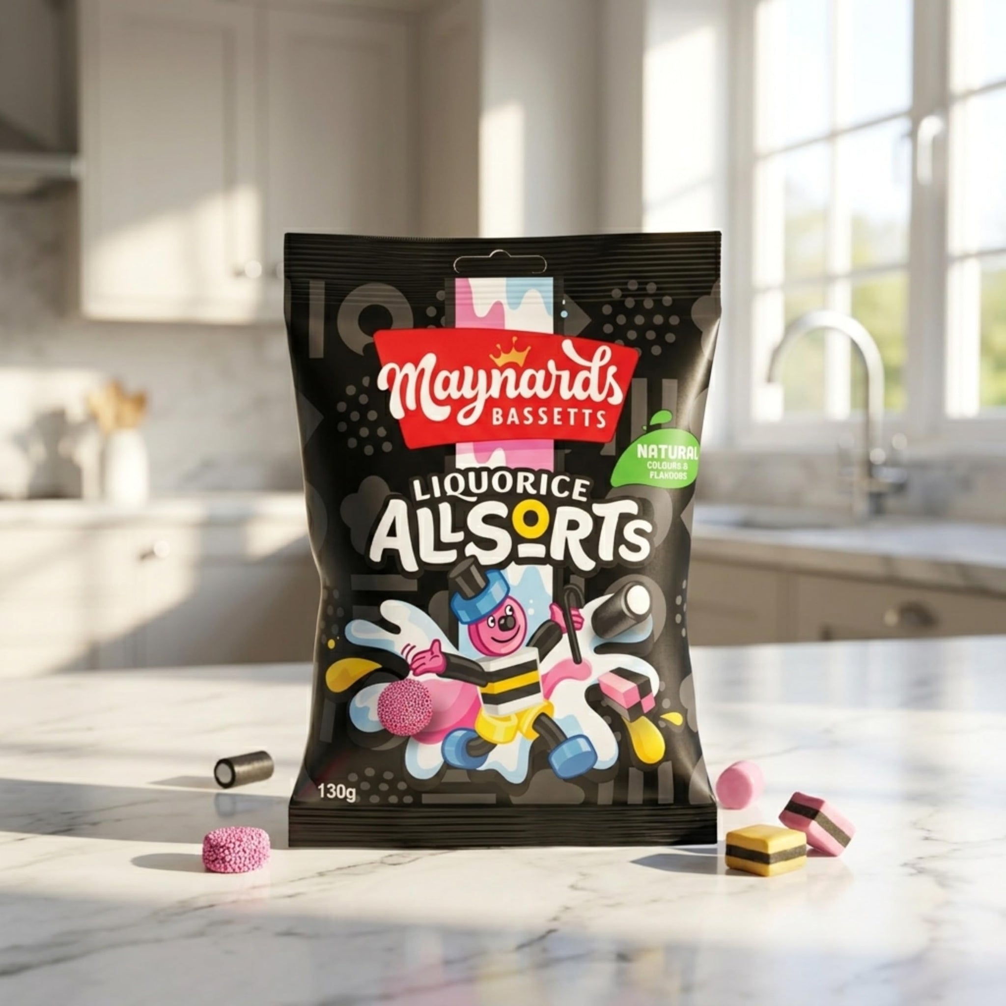 Bassett’s Allsorts Liquorice Sweets 130g (6 Pack)