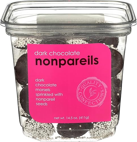 Nassau Candy, Candy Dark Chocolate Nonpareils, 14.5 Ounce