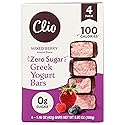 Clio Zero Sugar Mixed Berry Yogurt Bars 4 Count, 5.93 OZ