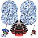 Fatmass 5 Pack Spin Mop Replacement for O Cedar RinseClean 2-Tank System,Include 4 Mop Replace Heads + 1 Upgrade Scrubber Brush, 100% Microfiber Mop