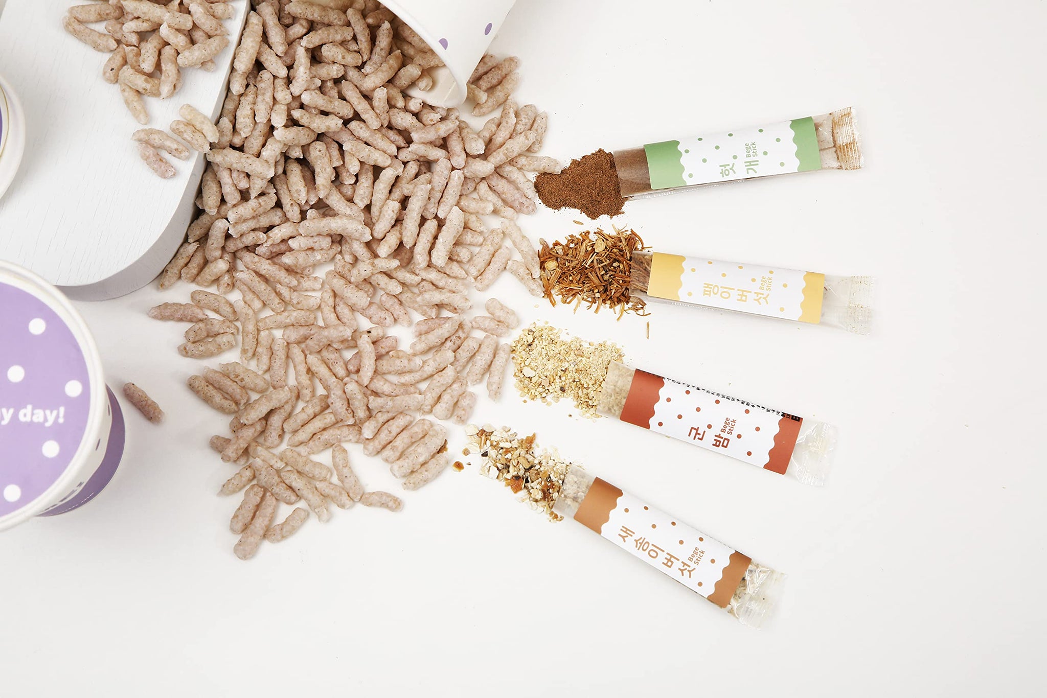 Grain mix drink beverages breakfast-multiuse portable food made of natural ingredients for vegans by Bombees(1.23oz)
