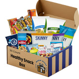 Healthy Snack Care Package - 30 Count Gift Box with Crunchy, Low Calorie, and Wholesome Snacks - Great for Office, College, and Students - Assembled