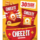 Cheez-It Cheese Crackers, Baked Snack Crackers, Halloween Snacks, Original, 30oz Box (30 Pouches)