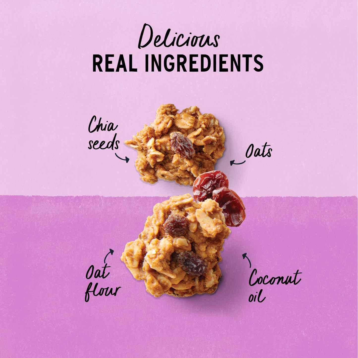 Purely Elizabeth, Cookie Granola, Oatmeal Raisin, 11oz Bag (3 Pack)