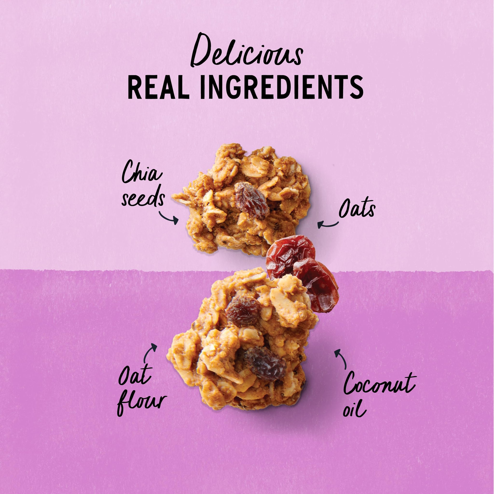 Purely Elizabeth, Cookie Granola, Oatmeal Raisin, 11oz Bag (3 Pack)