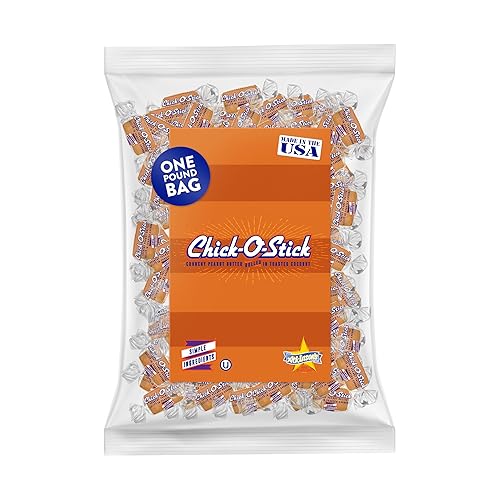 Atkinson's Chick-O-Stick Nuggets Peanut Butter Coconut Candy 1 lb Laydown Bag