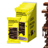 Hormbles Chormbles Protein Candy Bars, Salted Fudge, 10g Protein, 0g Sugar, 140 Calories, Fudge Chocolate Candy With Crunchy Pieces and Salt, Sugar