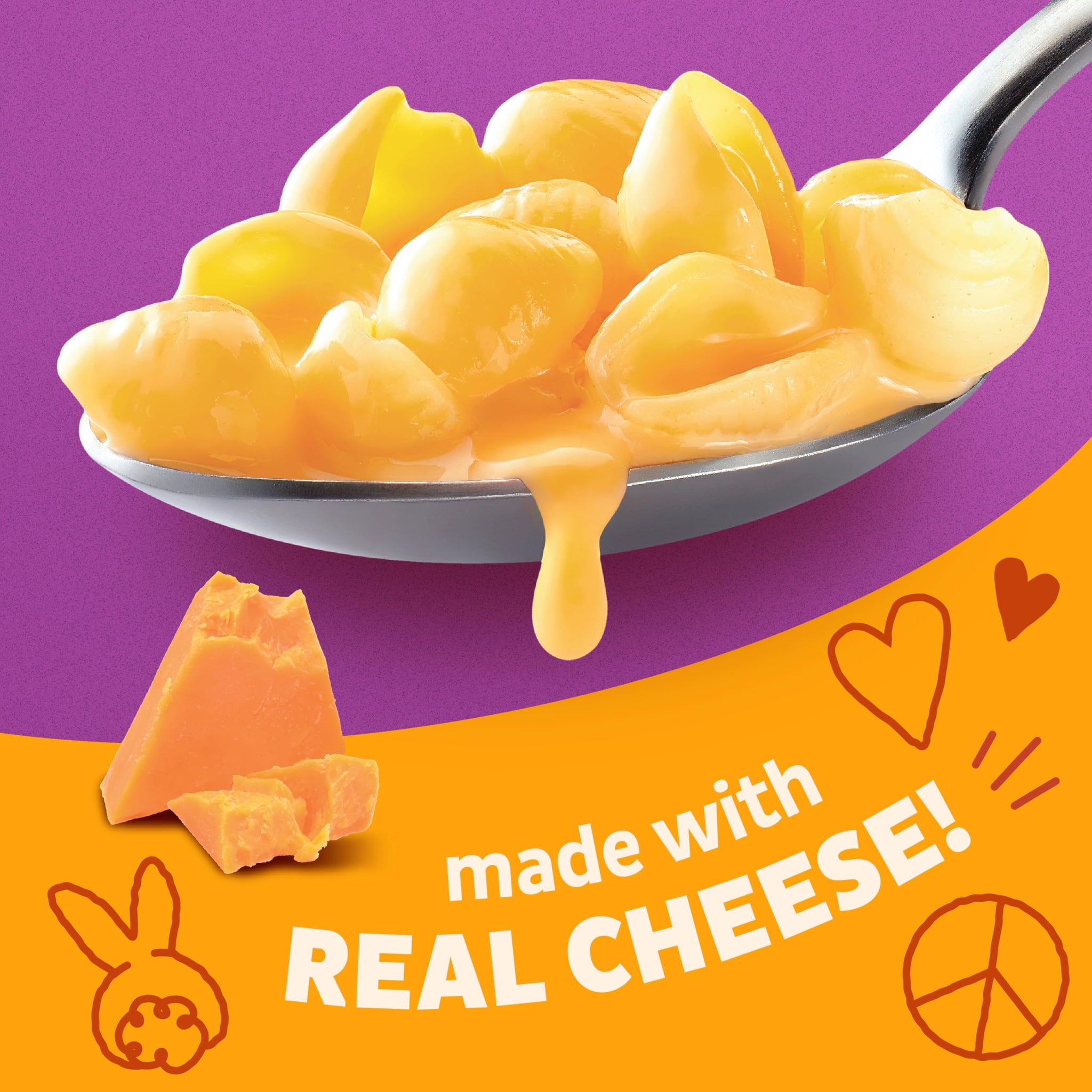 Annie's Shells and Real Aged Cheddar, Made with Organic Pasta and Real Cheese, 4 Ct, 24 oz