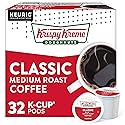 Krispy Kreme Classic, Single-Serve Keurig K-Cup Pods, Medium Roast Coffee, 32 Count