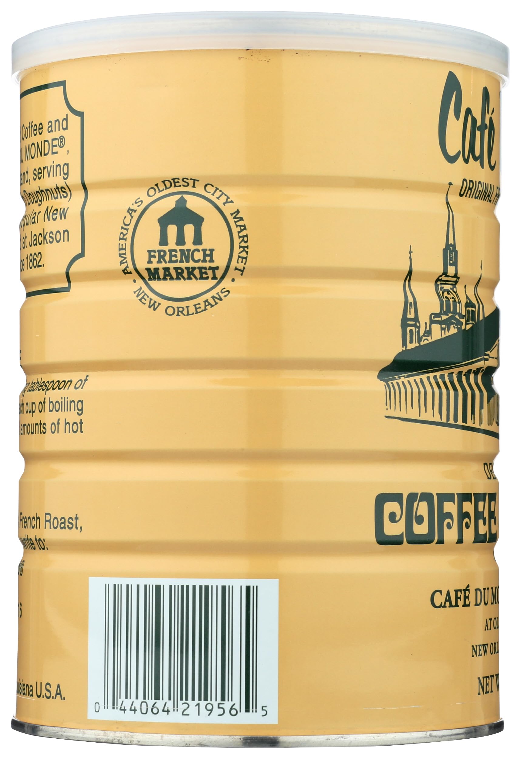 Cafe Du Monde Coffee and Chicory Decaffeinated, 13 Ounce