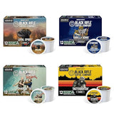 Black Rifle Coffee Flavored Variety 48 Pods - Loyal Spirit (Light Roast), Vanilla Bomb & Spirit of 76' (Medium Roast), Tactisquatch (Dark Roast) - K