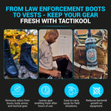 DRT Soap Odor Eliminator for Active & Protective Gear - Pack of 2 (16oz) Instant Deodorizer Spray for K9 Equipment, Vests, Uniforms & More | Quick