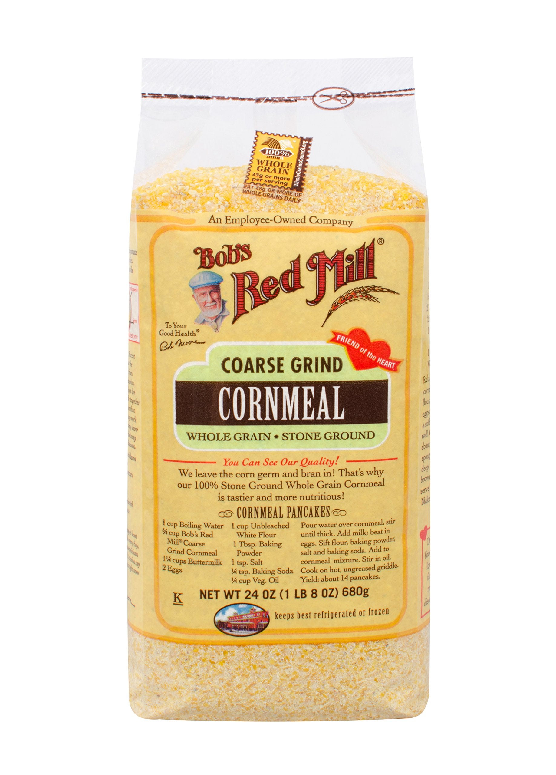 Bob's Red Mill Cornmeal Coarse 24 Ounce (Pack of 1)