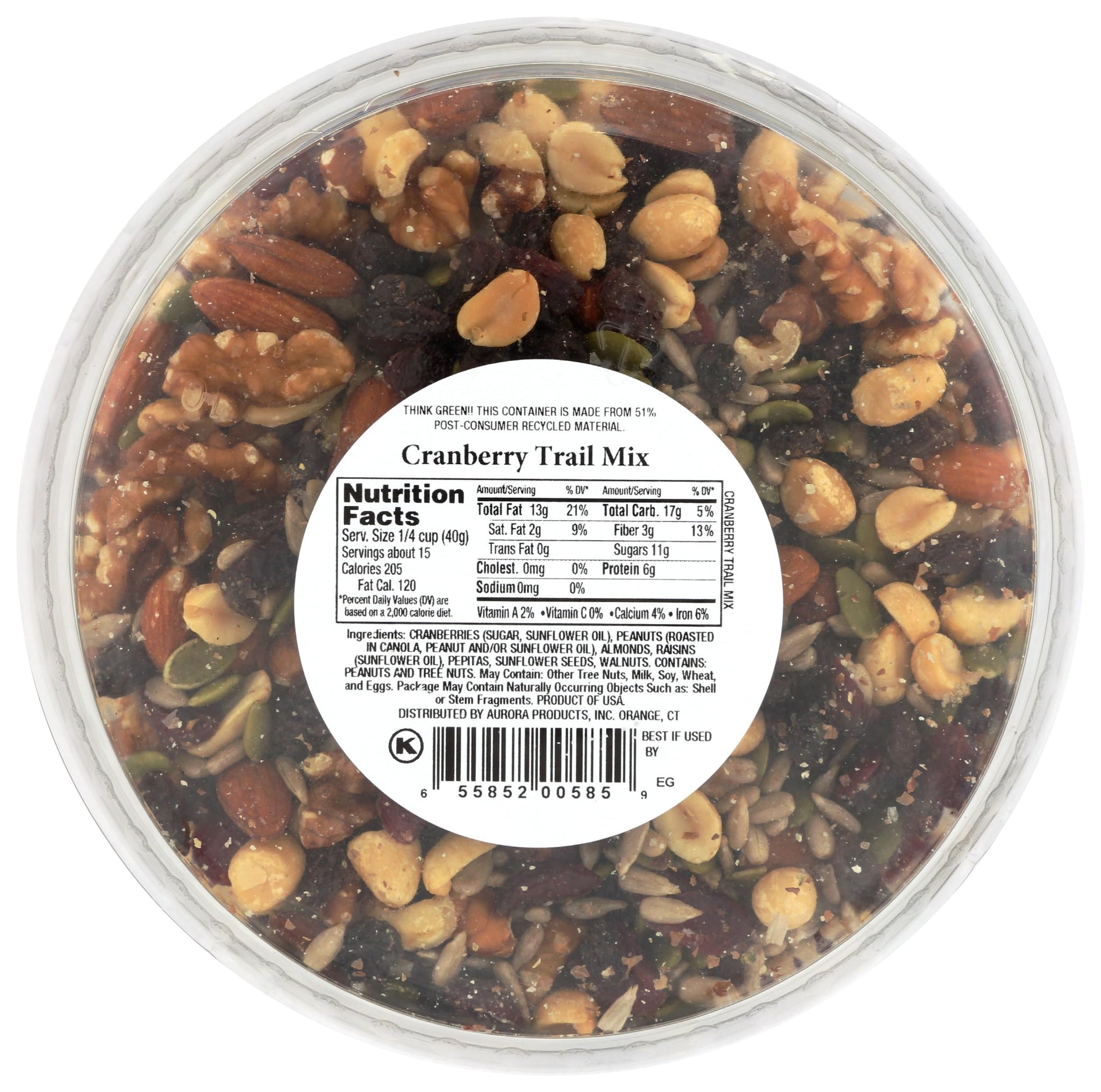 Aurora Products Cranberry Trail Mix, 21 oz
