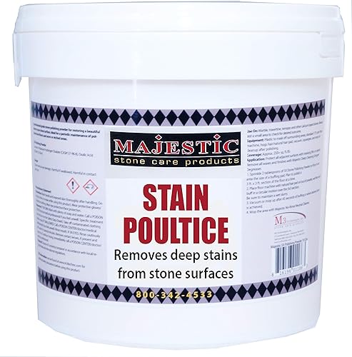 Majestic Stone Care Products Poultice Powder-Case of 4 (1.5 lbs)