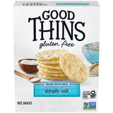 Good Thins, Simply Salt Rice Snacks Crackers, Snack Crackers, 3.5 Ounce