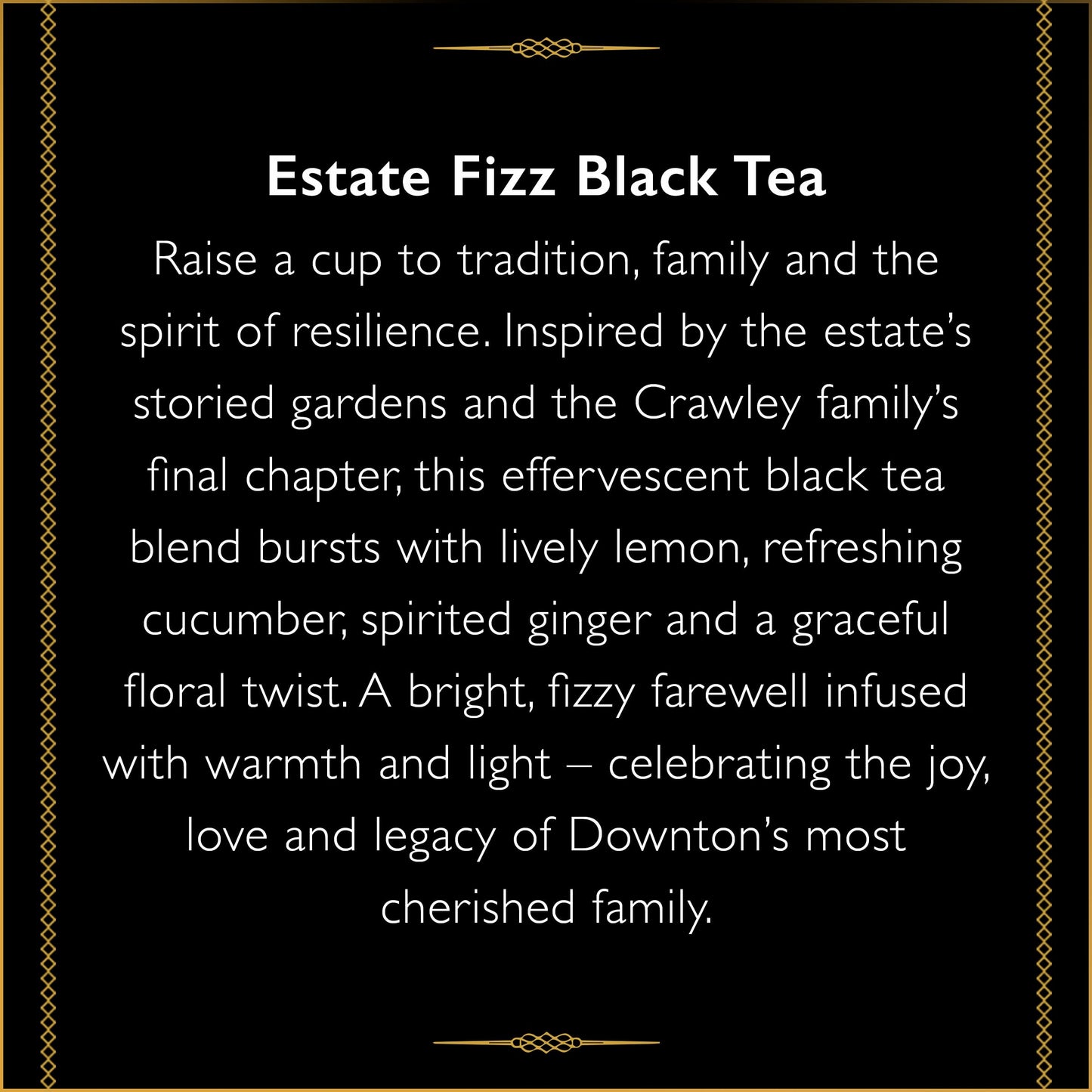 The Republic of Tea - Downton Abbey The Grantham Farewell Cup Black Tea, 36 Tea Bags