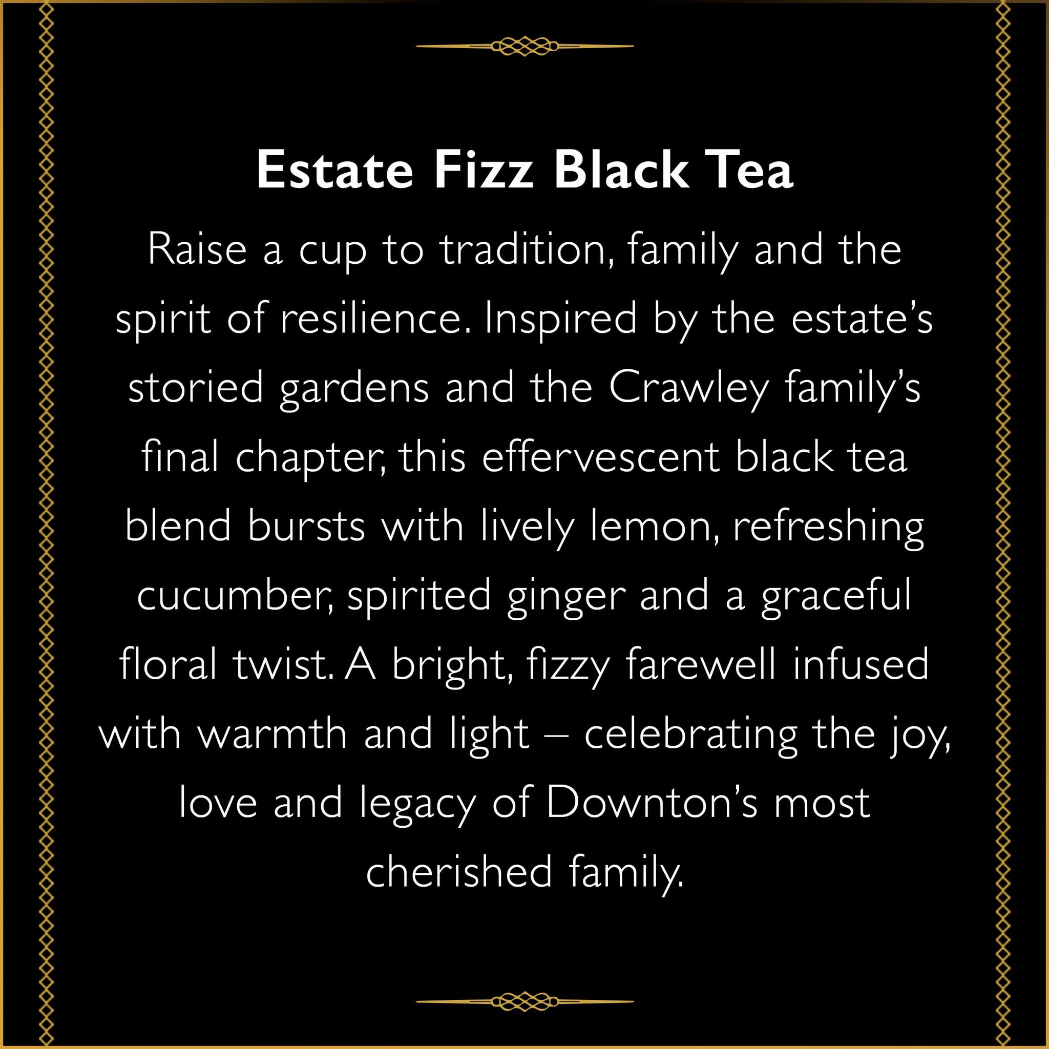 The Republic of Tea - Downton Abbey The Grantham Farewell Cup Black Tea, 36 Tea Bags