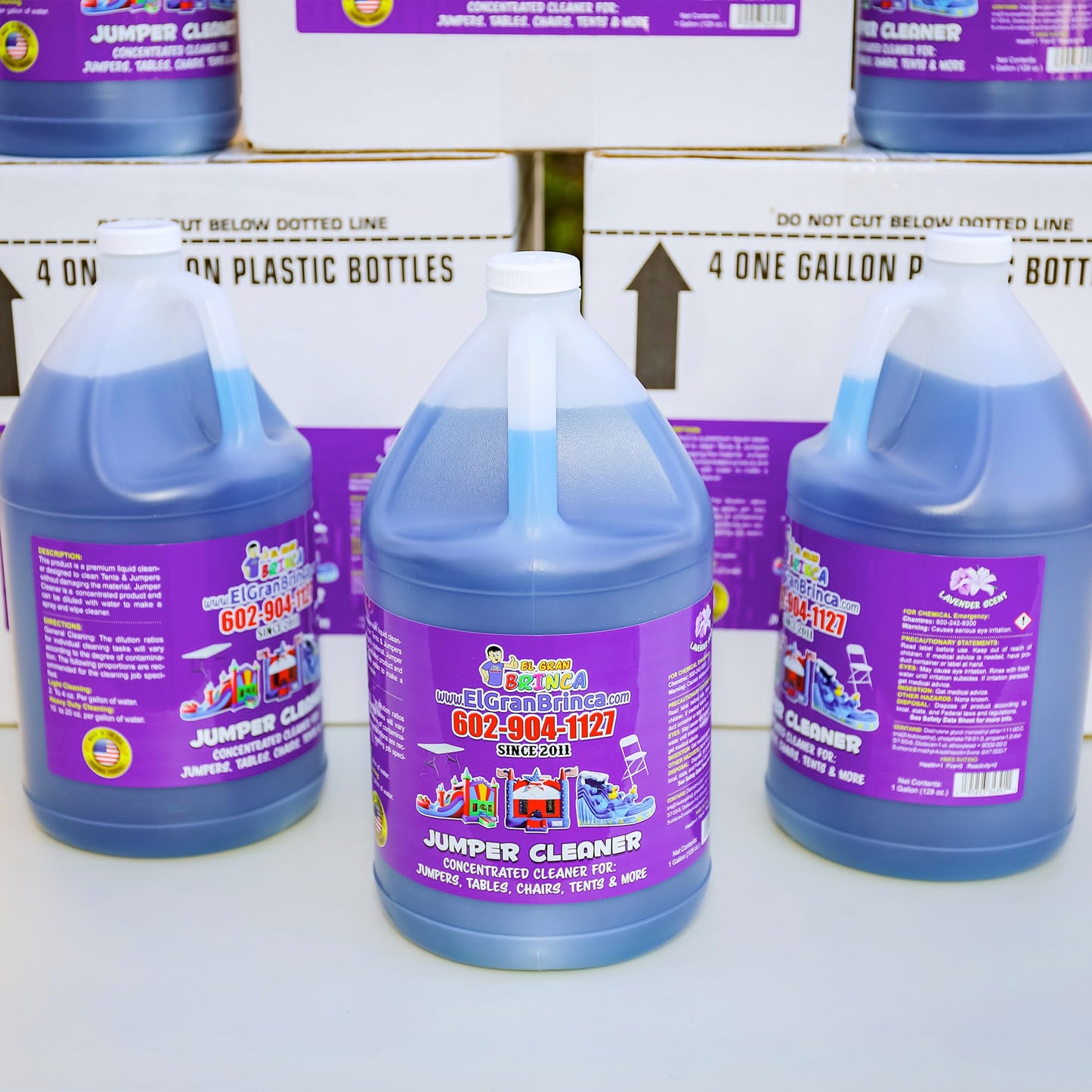 El Gran Brinca EL GRAN BRINCA Jumper Cleaner for any inflatable, tables, chairs, tents | 1 Gallon