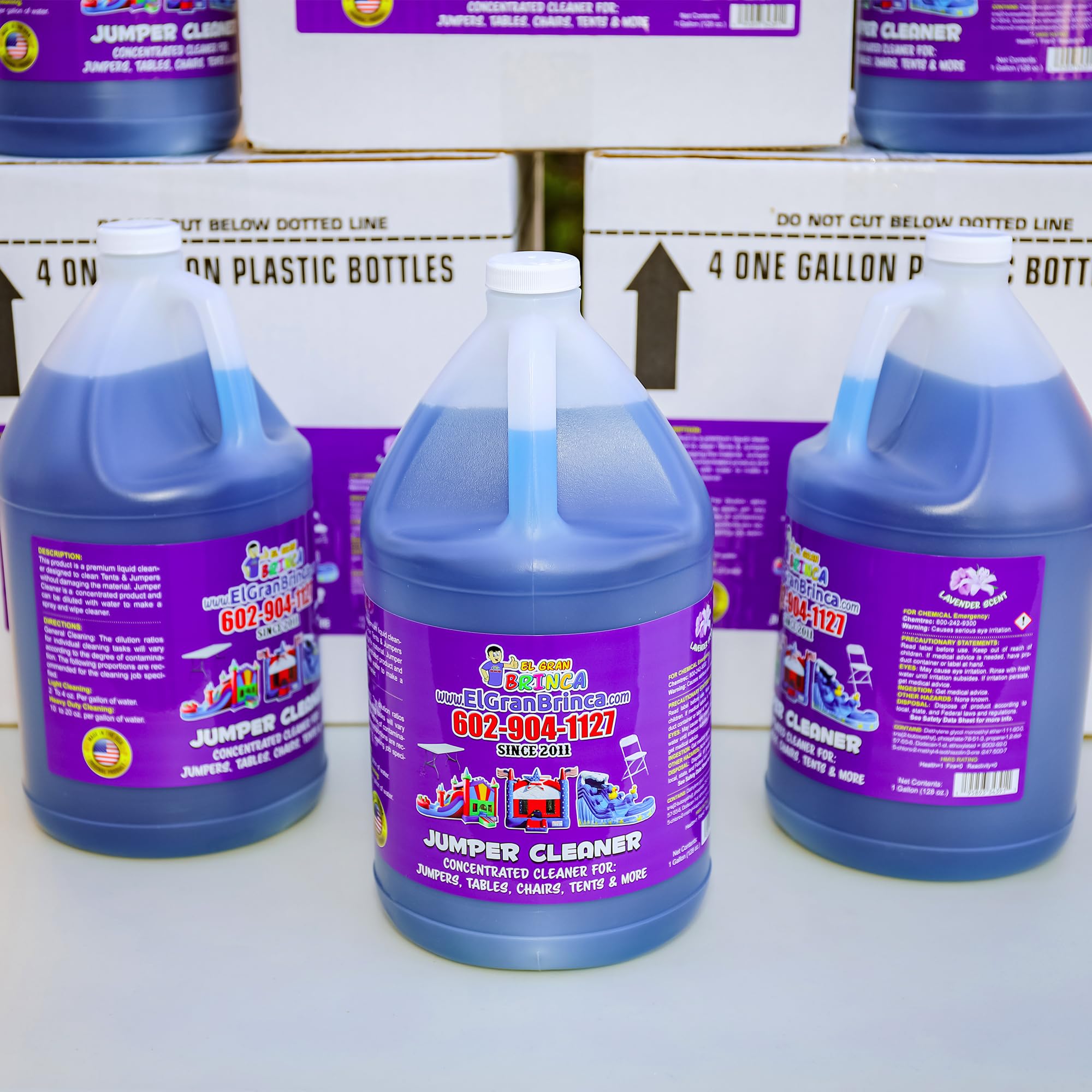 El Gran Brinca EL GRAN BRINCA Jumper Cleaner for any inflatable, tables, chairs, tents | 1 Gallon