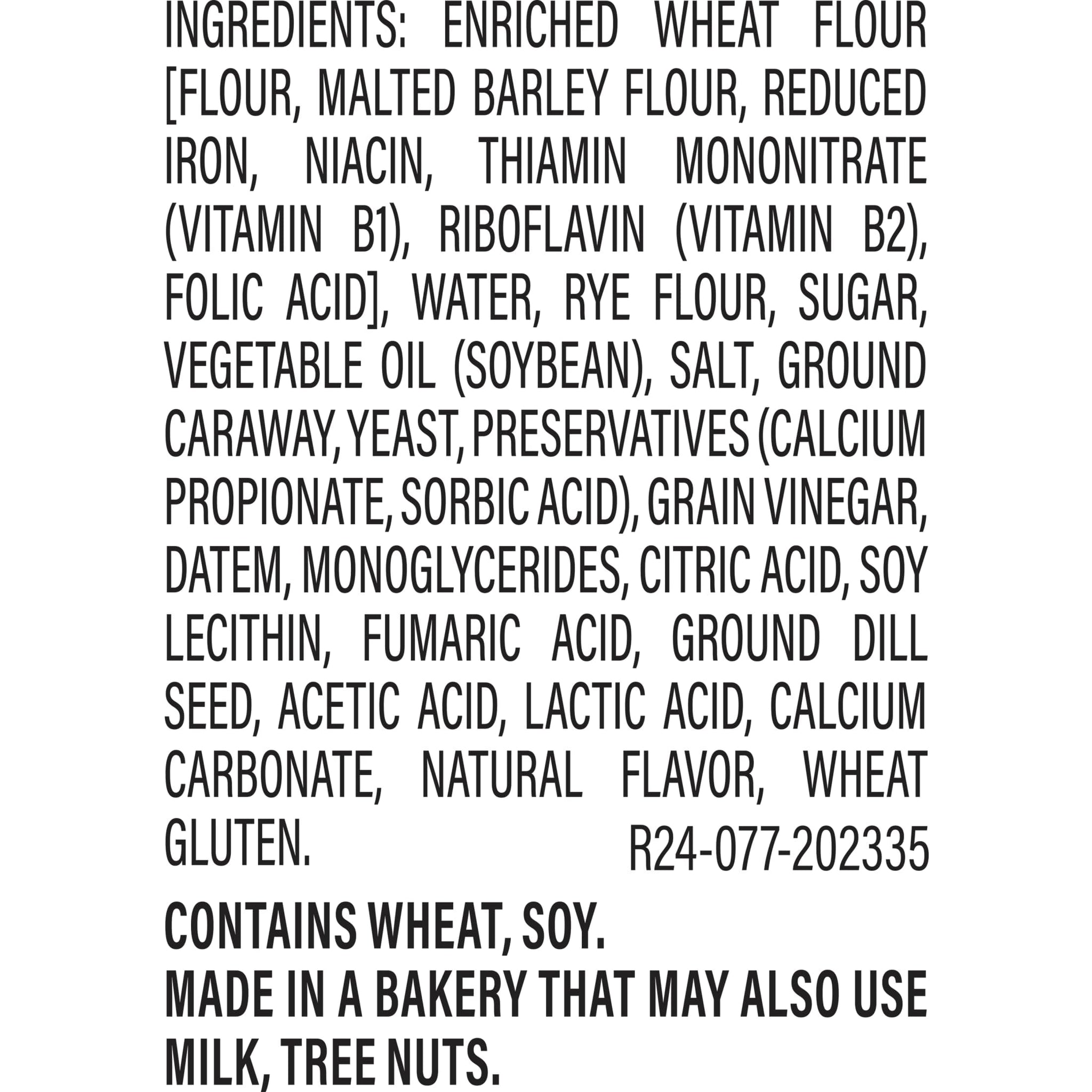 Levy's Seedless Rye Bread, sliced bread Rye Bread, 16 oz Bag