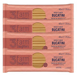 Three Farm Daughters High Fiber Pasta Bucatini Pack, Irresistible, Low GI, Non GMO Bucatini Pasta Noodles, Low Net Carb, Made in the USA from Just 2